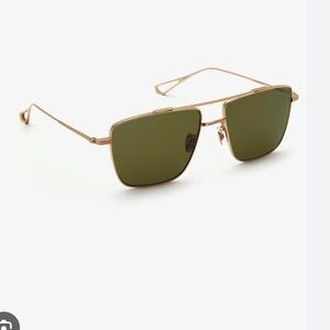 KREWE Gold and Green Sunglasses- WORN ONCE, LIKE NEW